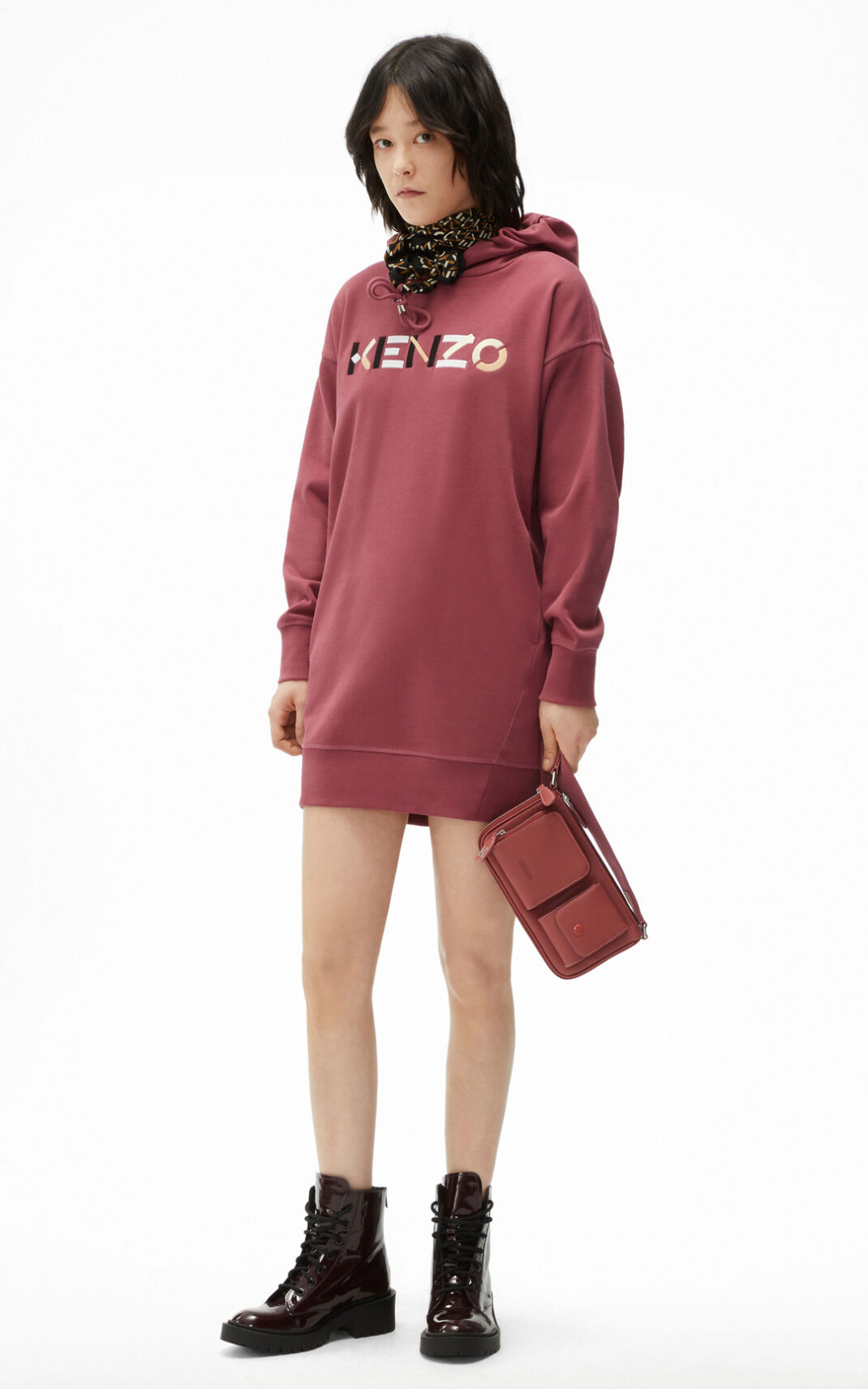 Robe Kenzo Femme logo sweater Noir ZQELT-1348